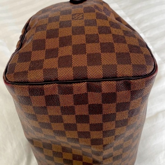 Louis Vuitton Damier Ebene Speedy 30 Custom Owl Accent Detail - Picture 9 of 17